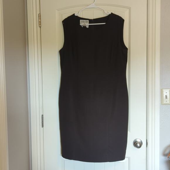 Vintage Created for Mary Kay by Brookhurst, Inc. Brown Wool Dress & Jacket 16R - Picture 6 of 16